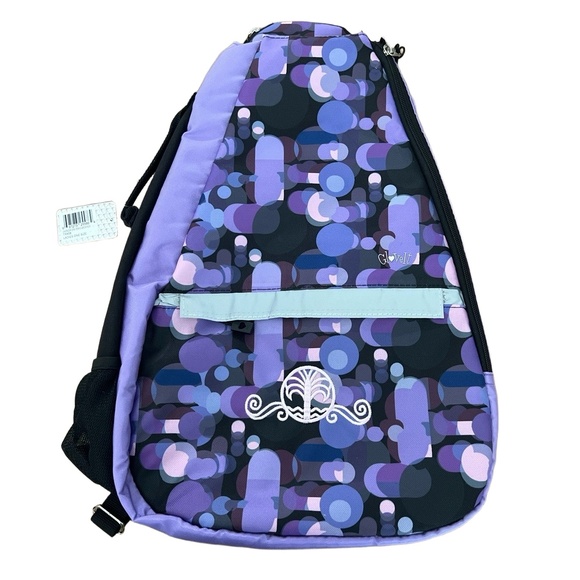 NWT Glove It Tennis Backpack Lavender Orb  Pattern Fashionable Sporty - Picture 1 of 7